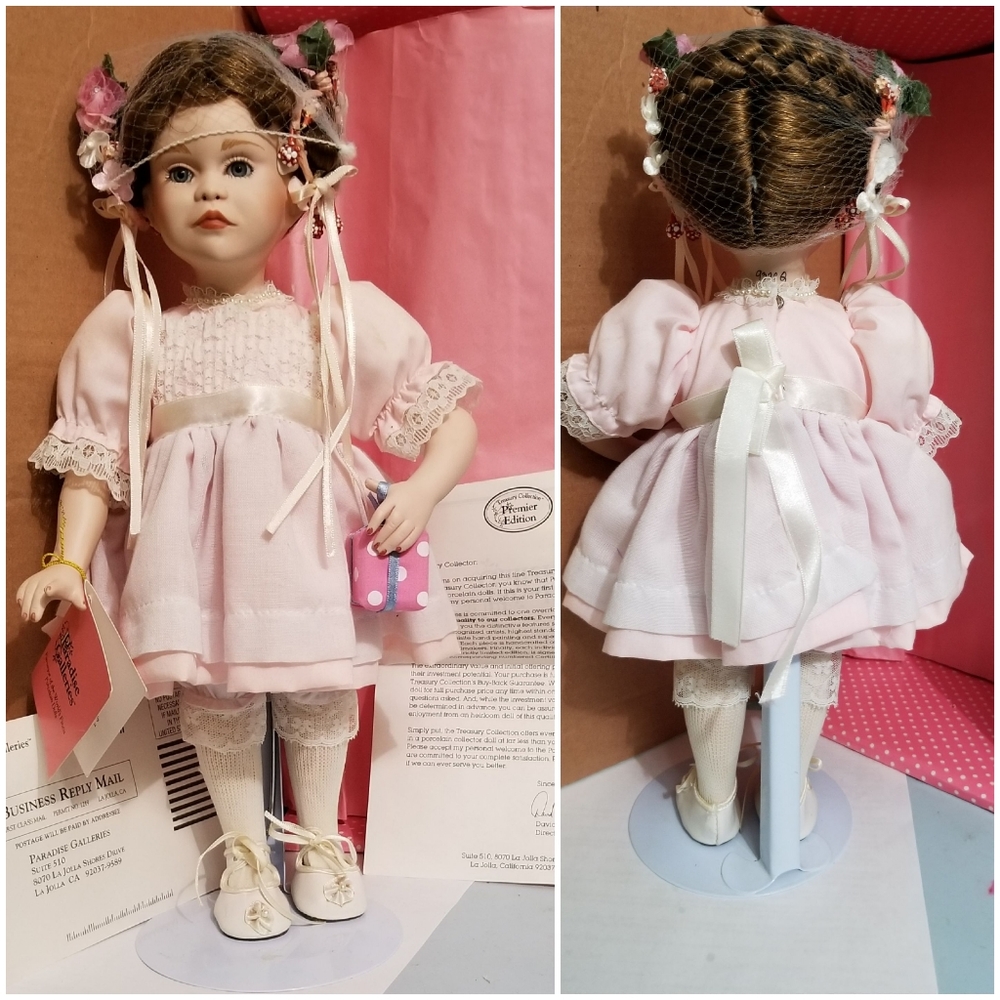 Porcelain Doll "A party for Sarah" 14"
